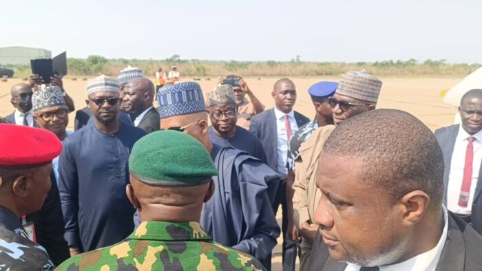 Vice President Shettima Arrives Ilorin On Condolence After Woro Massacre
