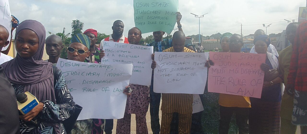 Osun ALGON faction stages peaceful protest over Local Government autonomy