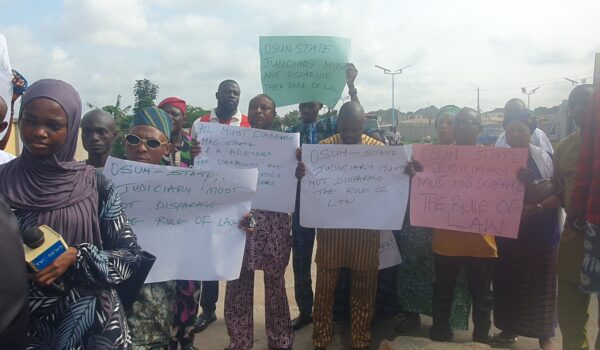 Osun ALGON faction stages peaceful protest over Local Government autonomy