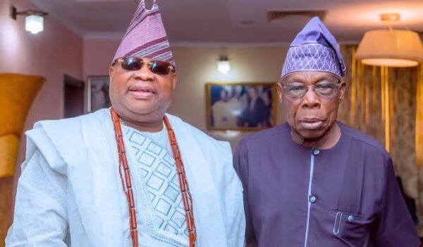 Obasanjo Urges Re-elected Adeleke to Continue Delivering Good Governance